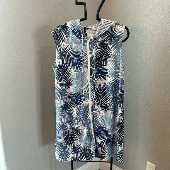 Other - Hooded Tropical Swim Cover Up